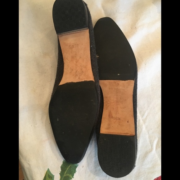 Manolo Blahnik Flannel Flats - Picture 5 of 8